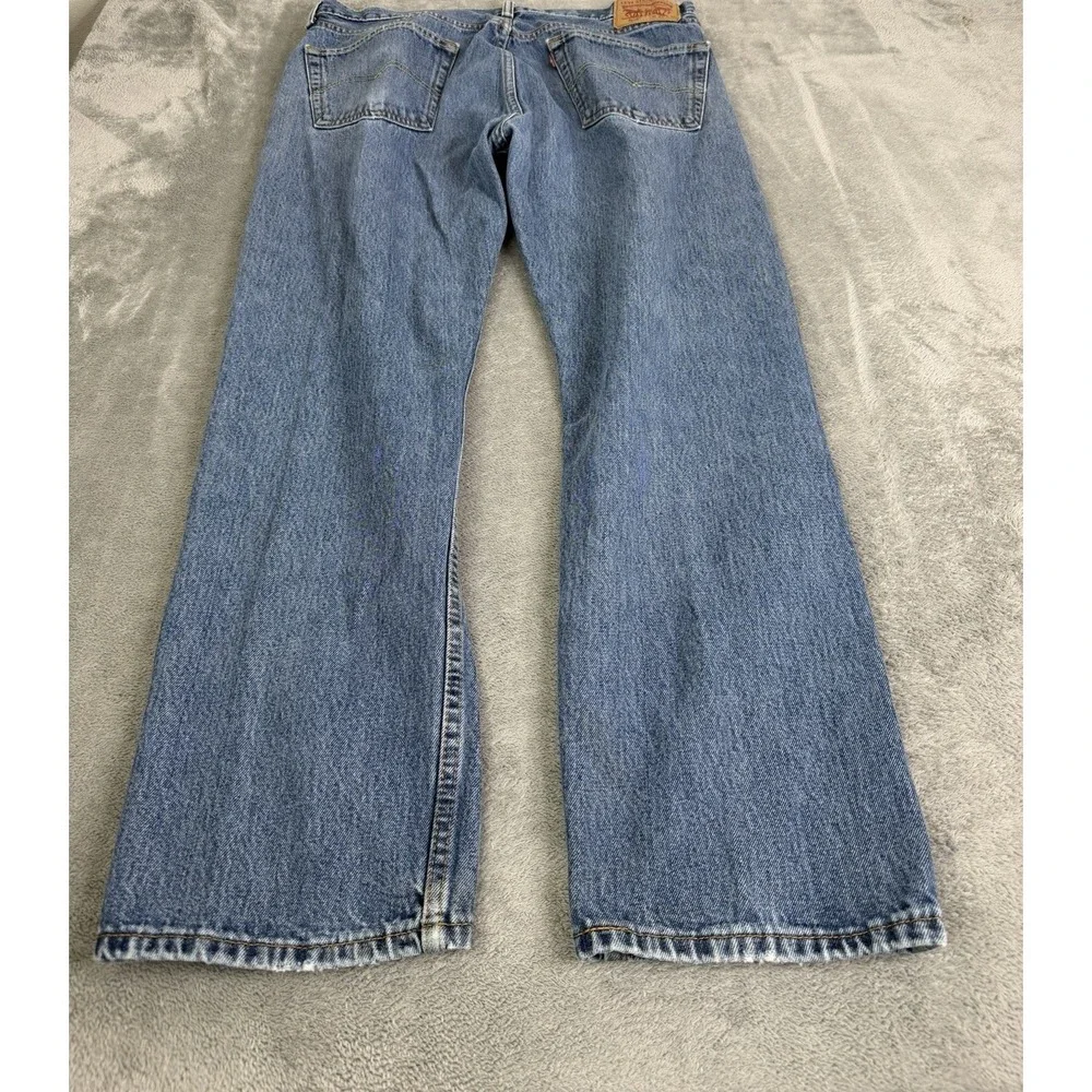 Levi's 505 Regular Fit Straight Jeans Men's Size 36X30 Blue